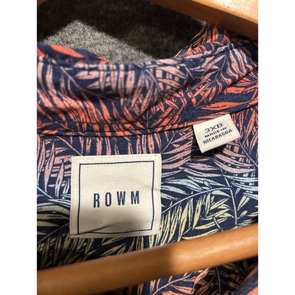 ROWM‎ Men’s Long Sleeve Button Down Dress Shirt 3XB - Picture 2 of 5